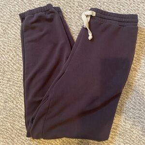 Madewell Women's Eggplant Color Jogger Sweatpants Size Small
